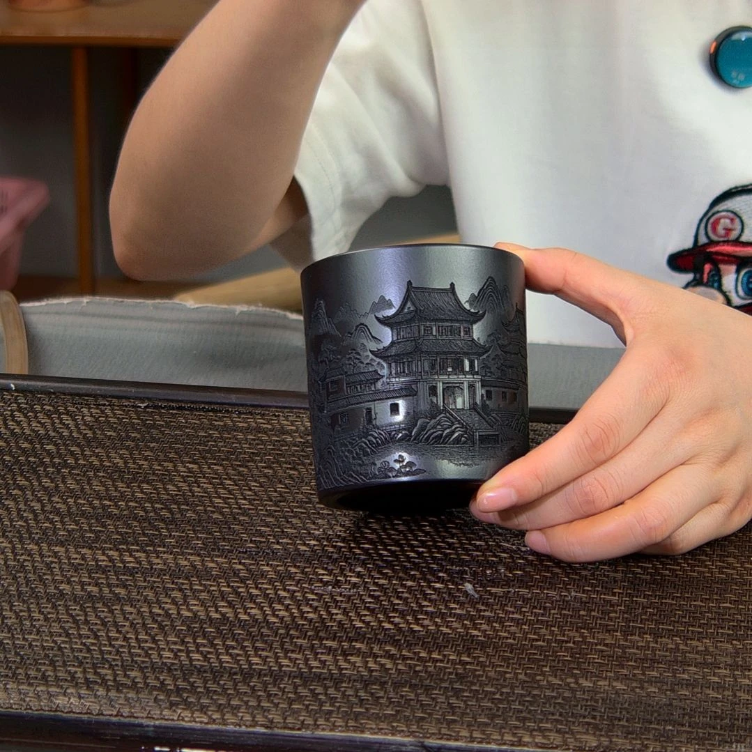 【闪购商品】茶杯紫砂高货放漏