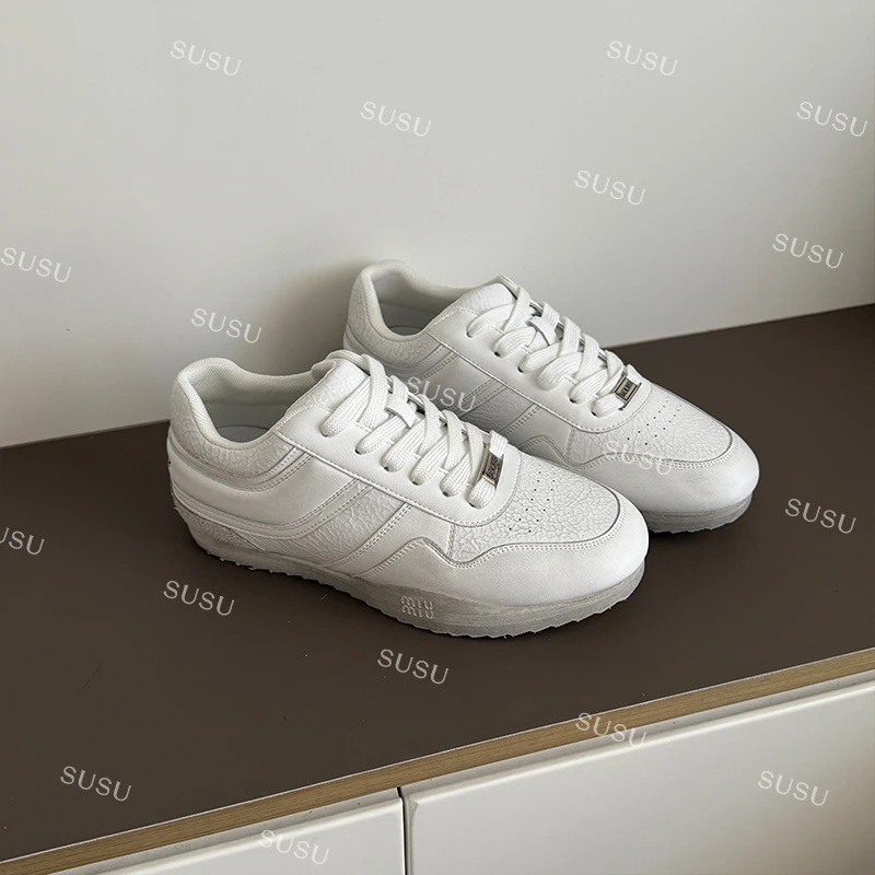 4cm【白开水】春夏韩版极简擦色德训鞋