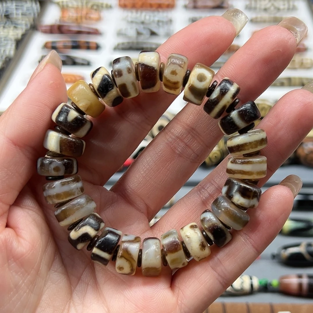 玛瑙/玉髓未镶嵌珠宝半成品堕珠手串