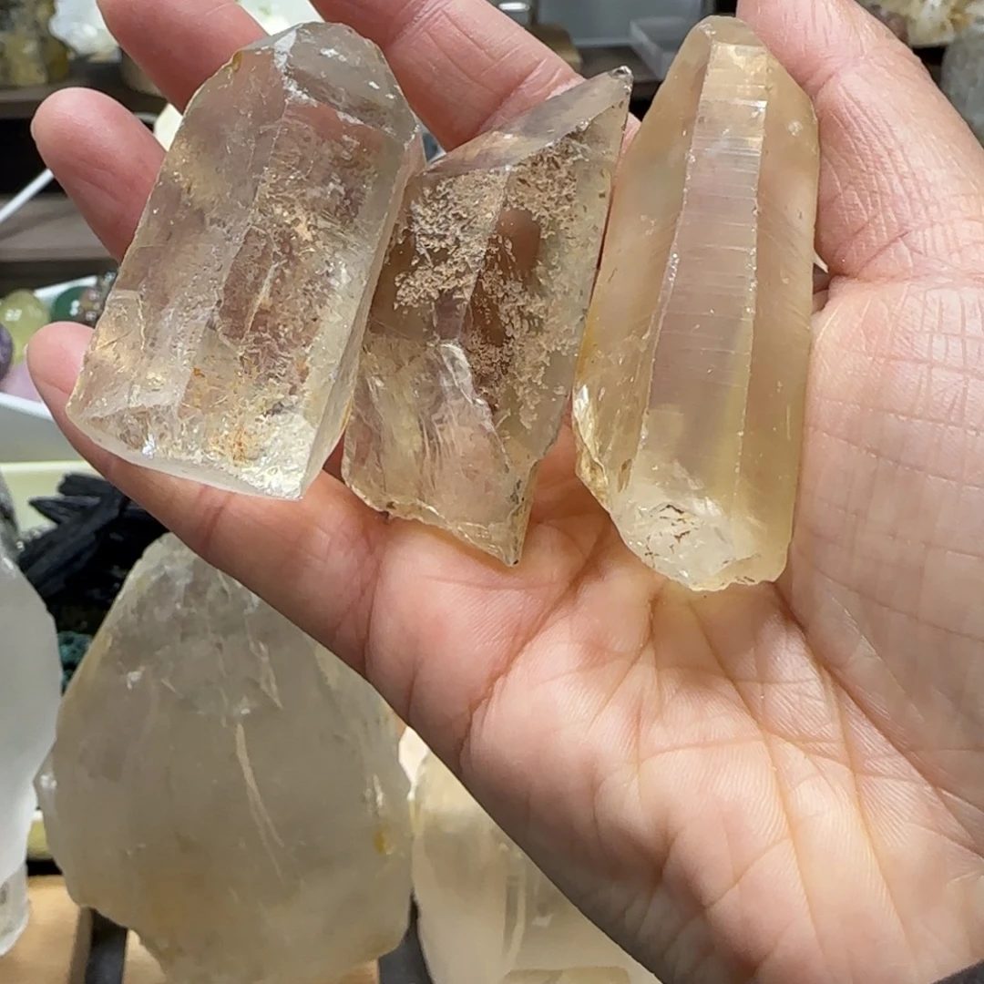 水晶未镶嵌车挂不退换手握