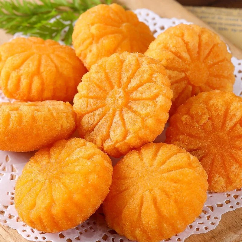 雪花南瓜饼冷冻半成品小吃点心懒人营养儿童早餐南瓜饼半成品食品