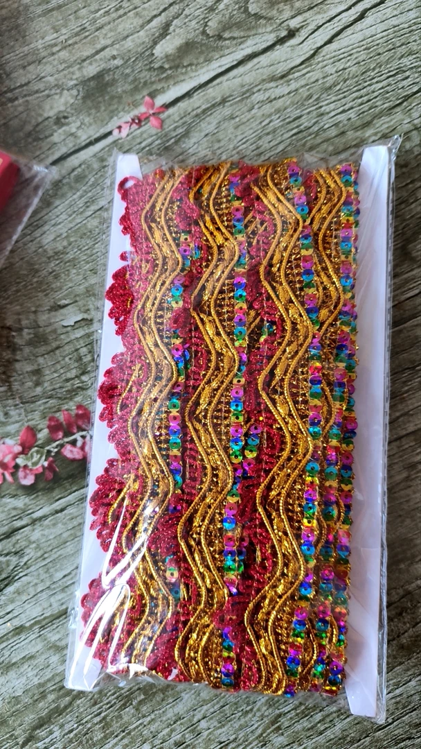 折塔亮片花边手工DIY装饰民族舞台服装辅料配饰金银丝