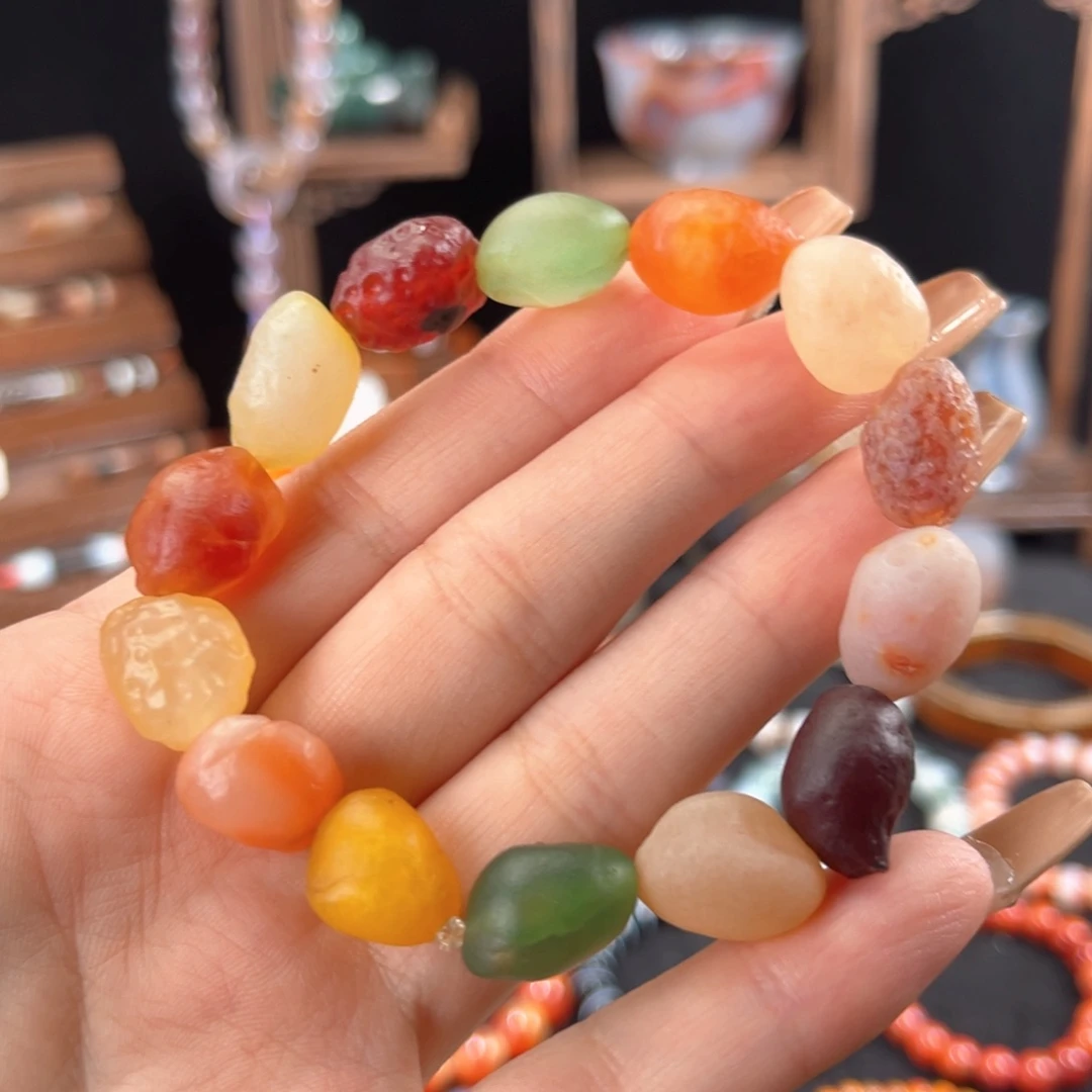 玛瑙/玉髓珠串未镶嵌