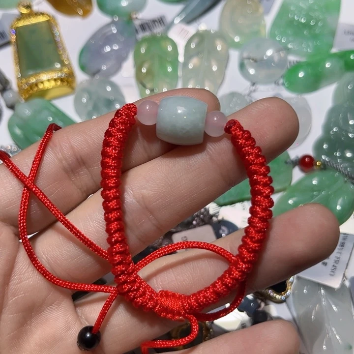 翡翠颈饰未镶嵌天然翡翠A货