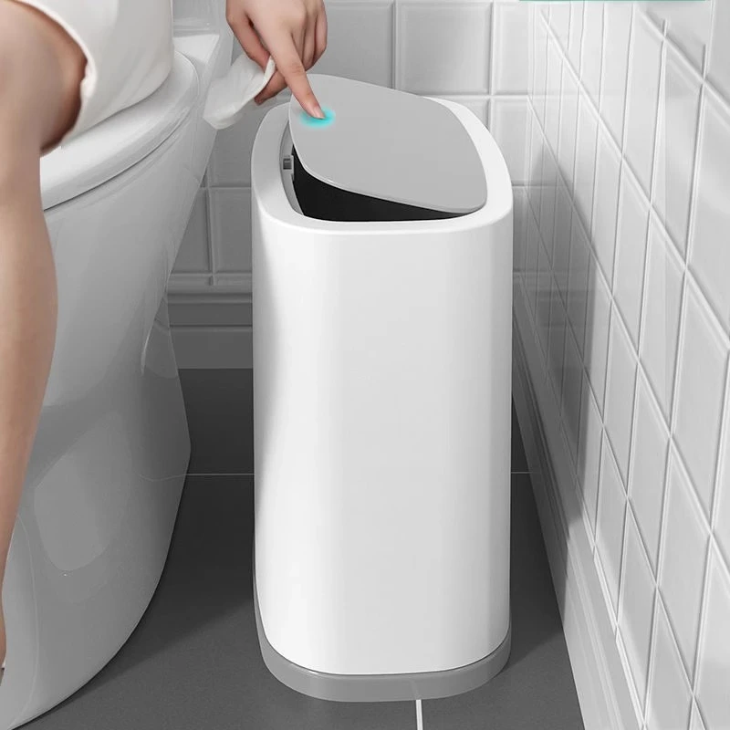 汉世刘家简约新款大号垃圾桶家用轻奢卫生间厕所客厅厨房带盖防臭