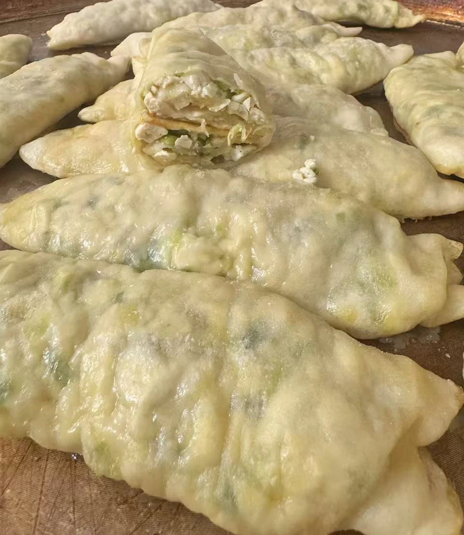 手工老面豆腐卷水煎卤水豆腐卷125克左右1个