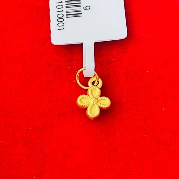 【莹莹专享】足金999饰品 四叶草吊坠 XP 0.5