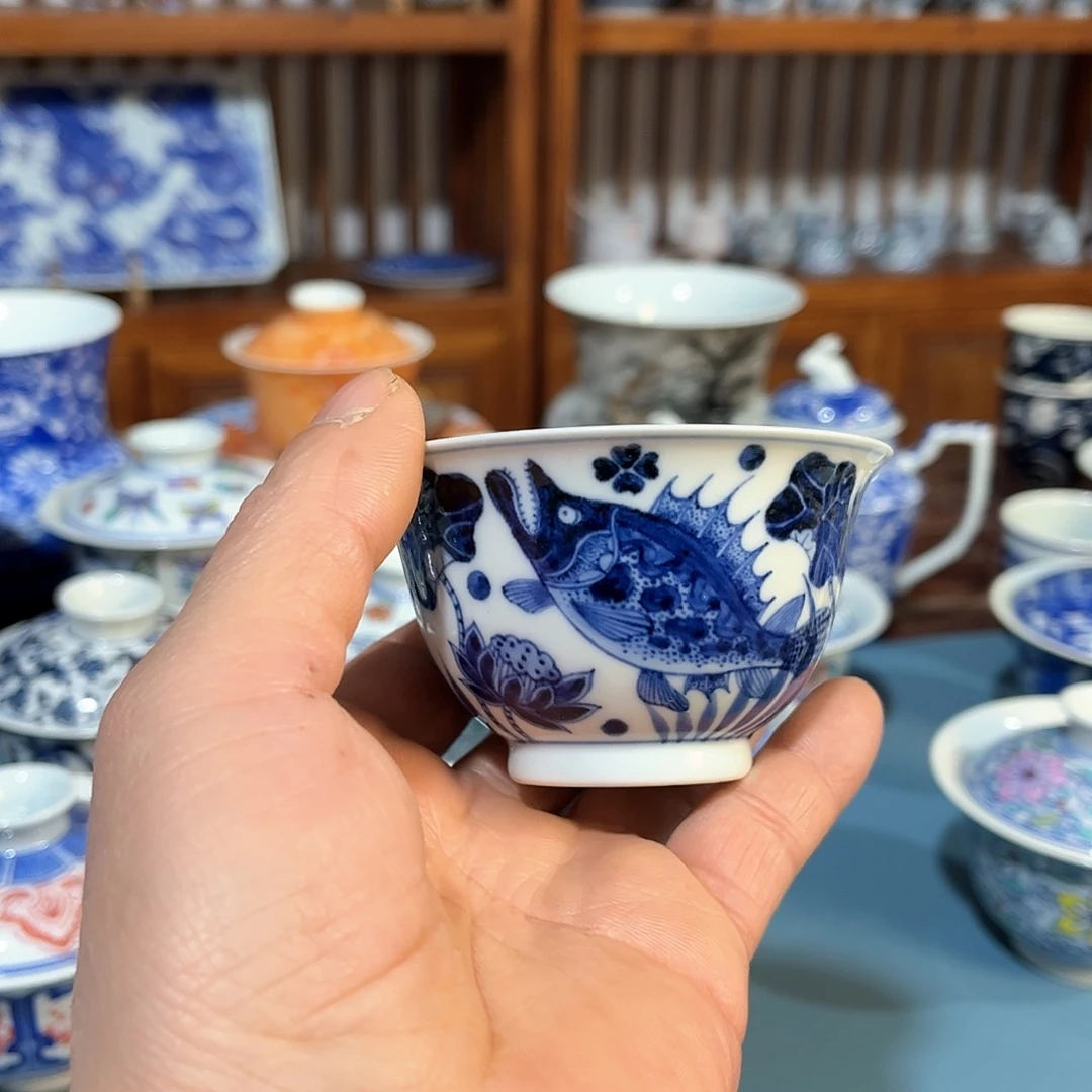 錡镇堂手工手绘绘杯