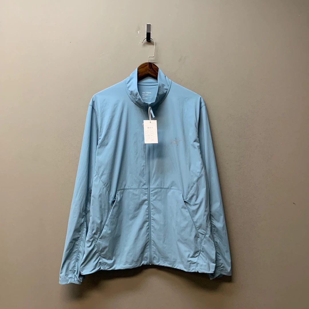 Arcteryx 始祖鸟/06540/Arcople 风壳雾霾蓝 立领外套 L码