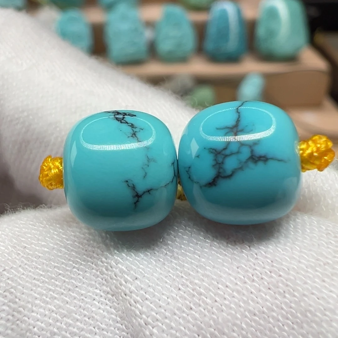 绿松石未镶嵌配饰8.4×7.7