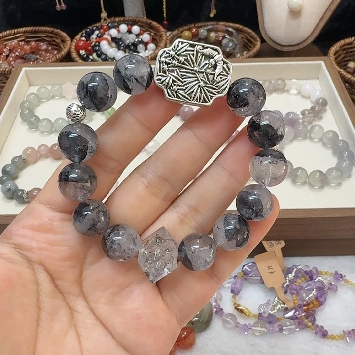 水晶磁石闪灵配件首饰配饰