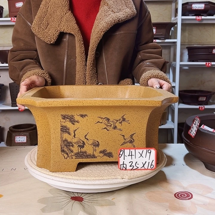 紫砂花盆紫砂花盆