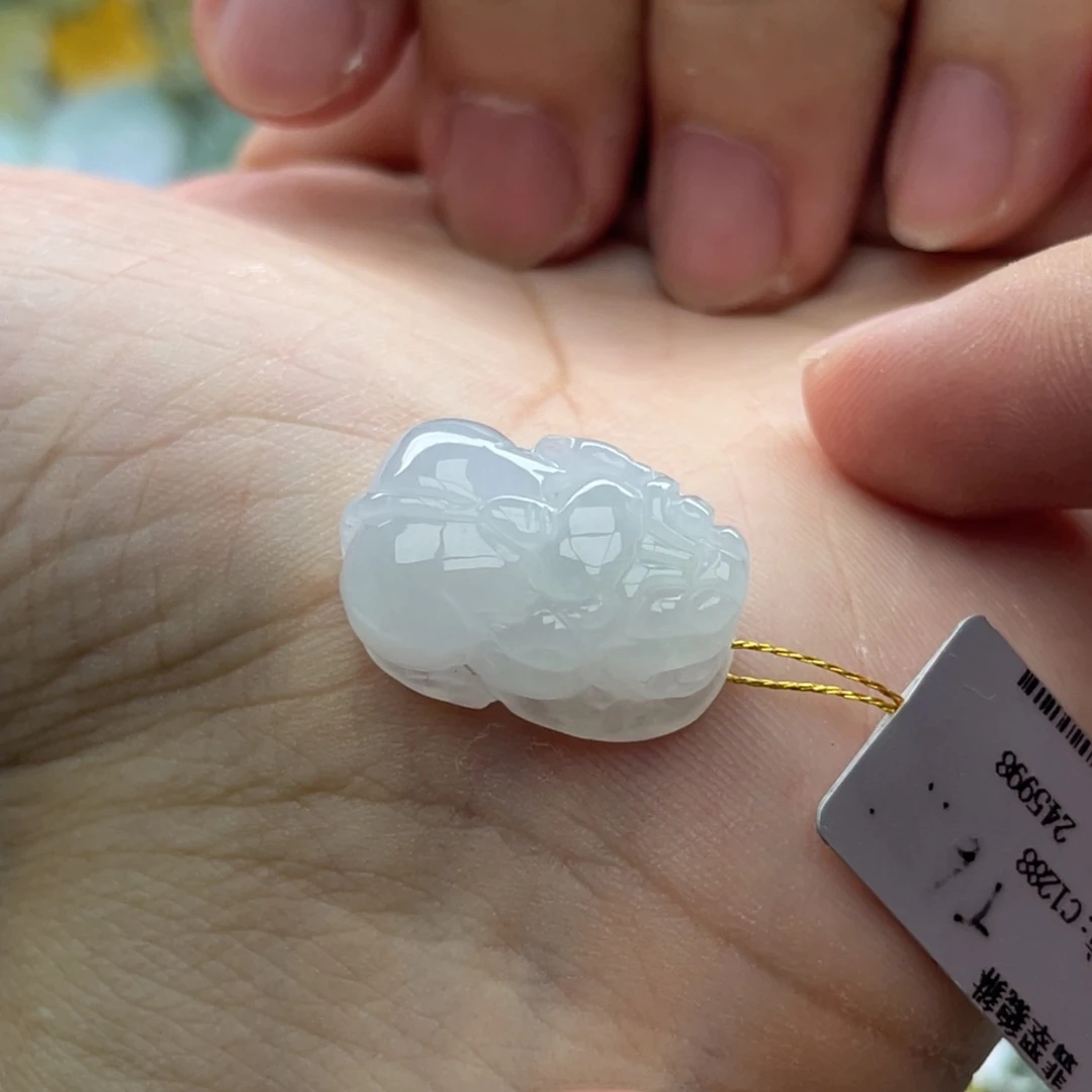 翡翠未镶嵌颈饰貔貅2