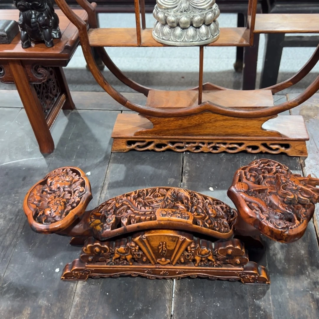 黄杨木如意摆件123456