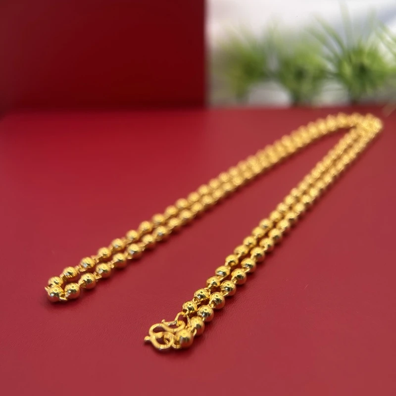 链子足银 X 圆珠项链珠珠链欧若风