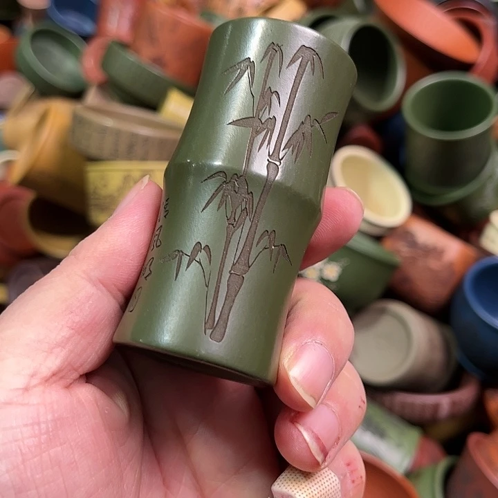 紫砂茶杯全手工紫砂主人杯