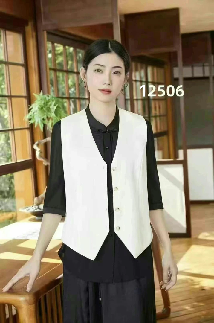 优雅时尚气质马甲常规款百搭马夹无袖短款