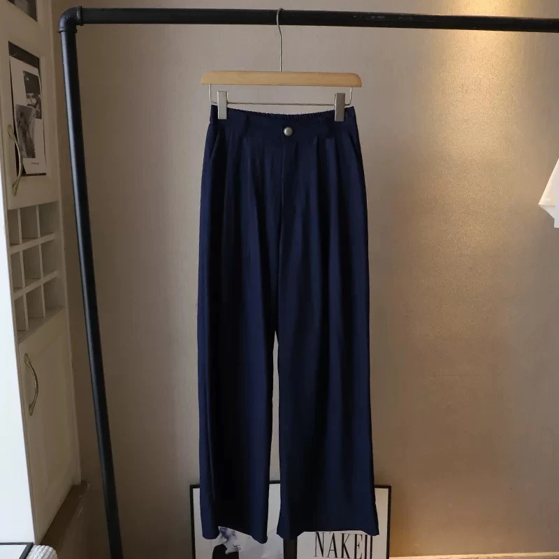 【川川老师专属】织博士ZBS-126 简约高腰宽松阔腿裤