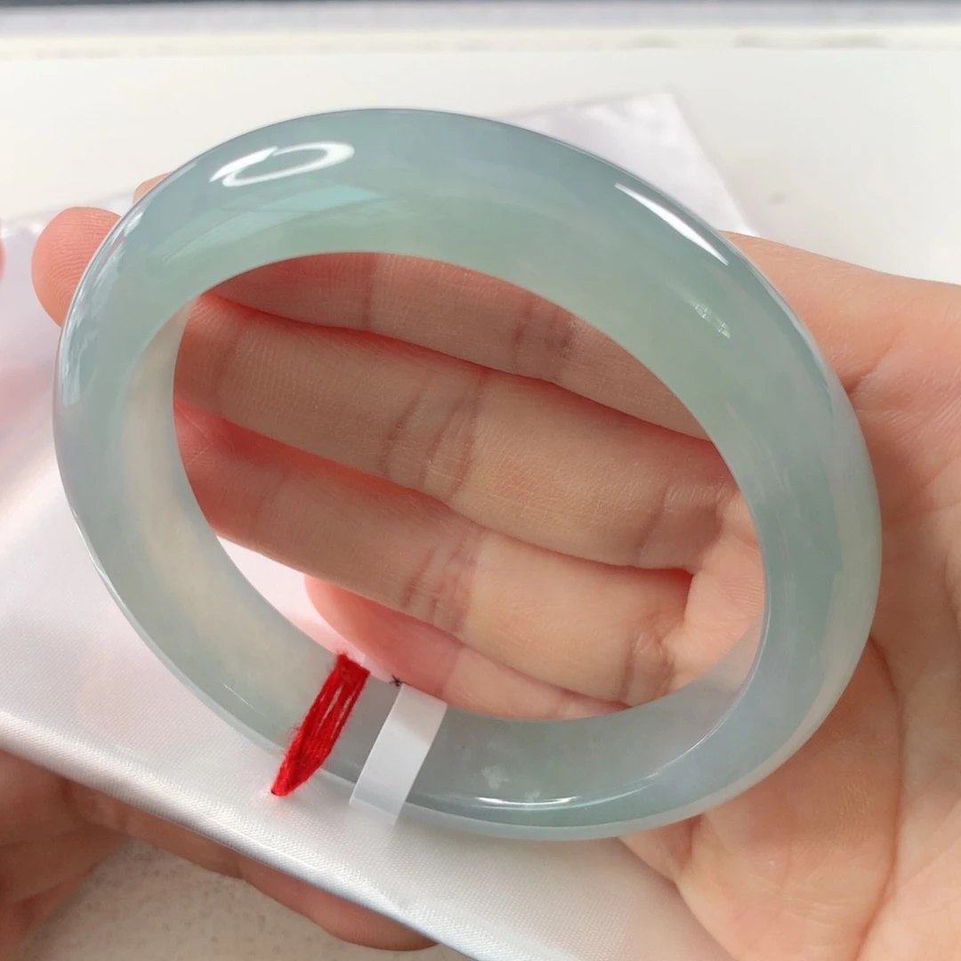 未镶嵌手镯翡翠 正圈291冰透蓝水⭐⭐⭐⭐⭐强烈推荐