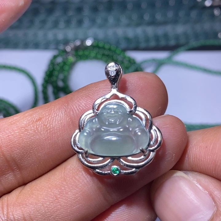 翡翠未镶嵌颈饰天然翡翠