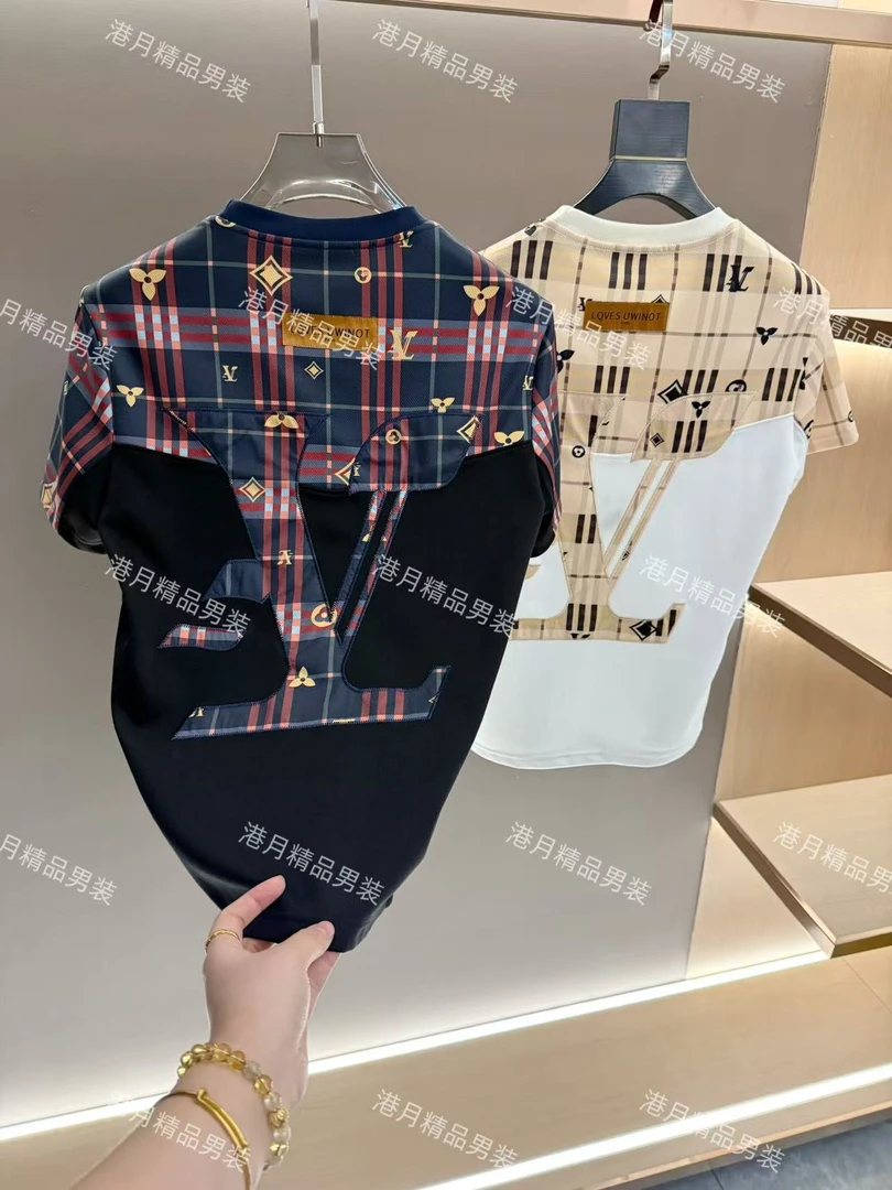 男士夏季新款轻奢休闲百搭修身时尚半袖K118