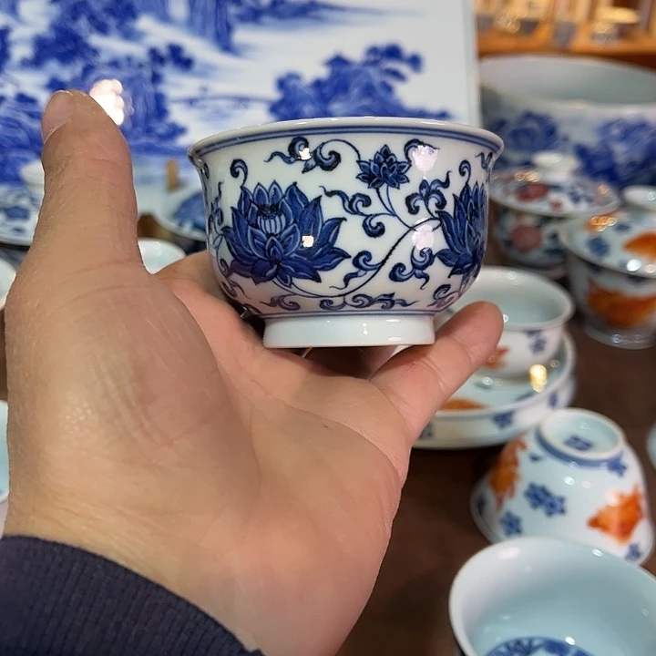 錡镇堂手工手绘杯