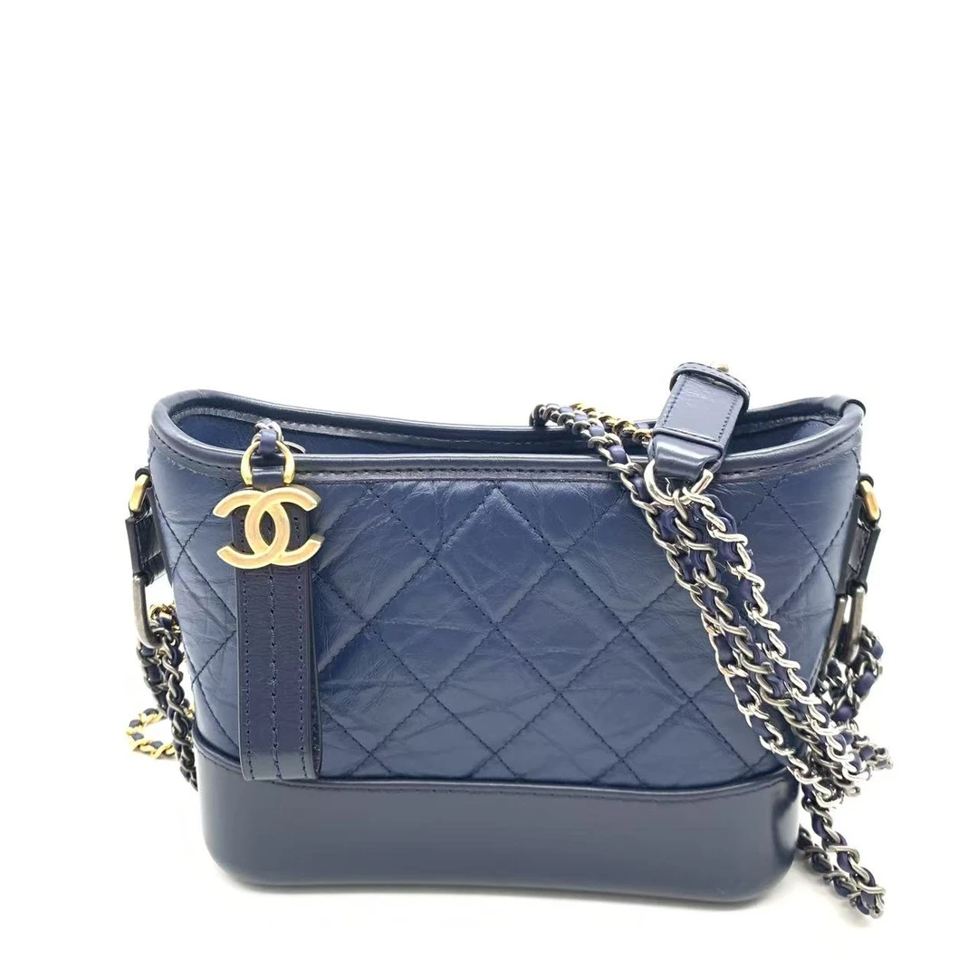 99新 Chanel/香奈儿 【安则专属】蓝色小号流浪包