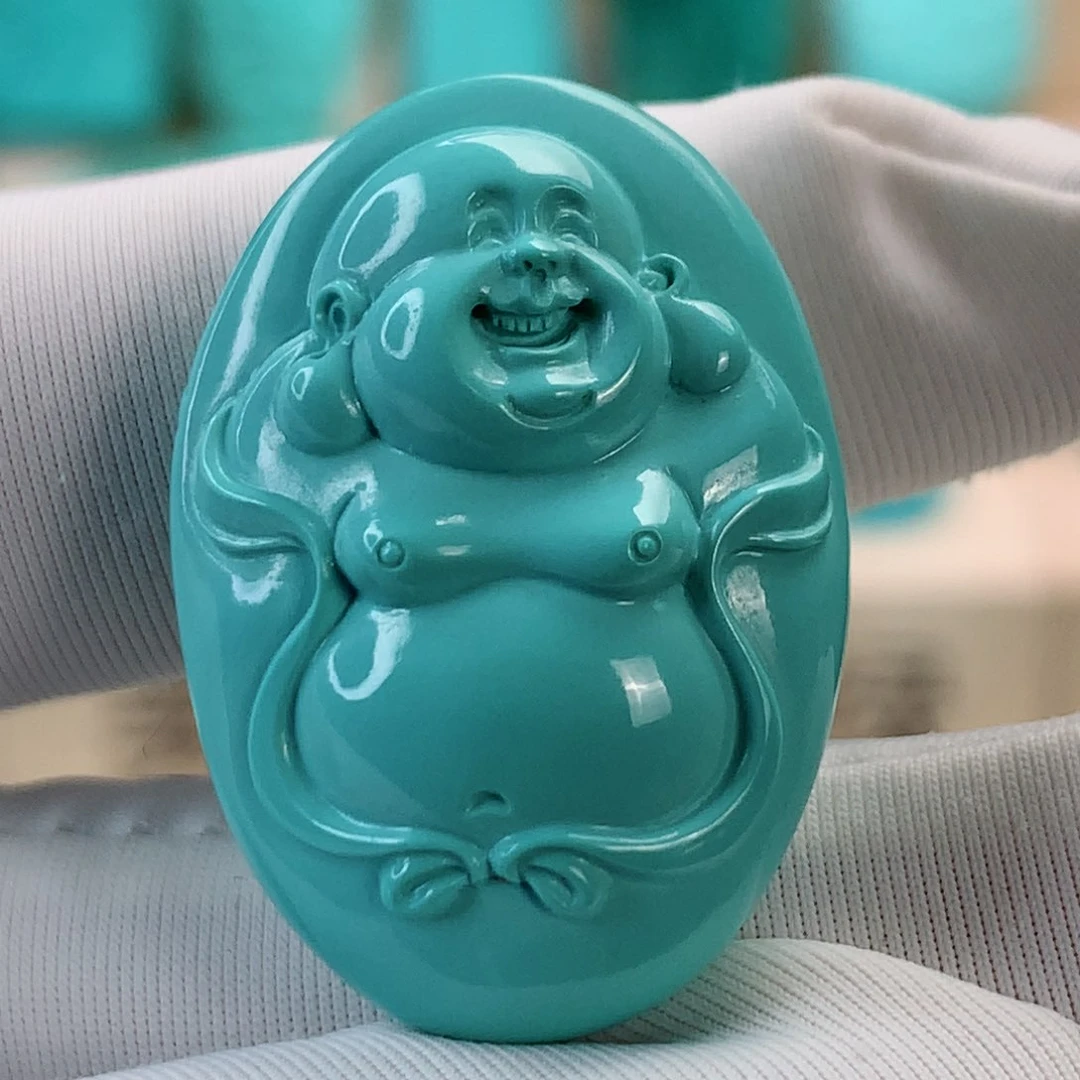 绿松石挂件未镶嵌