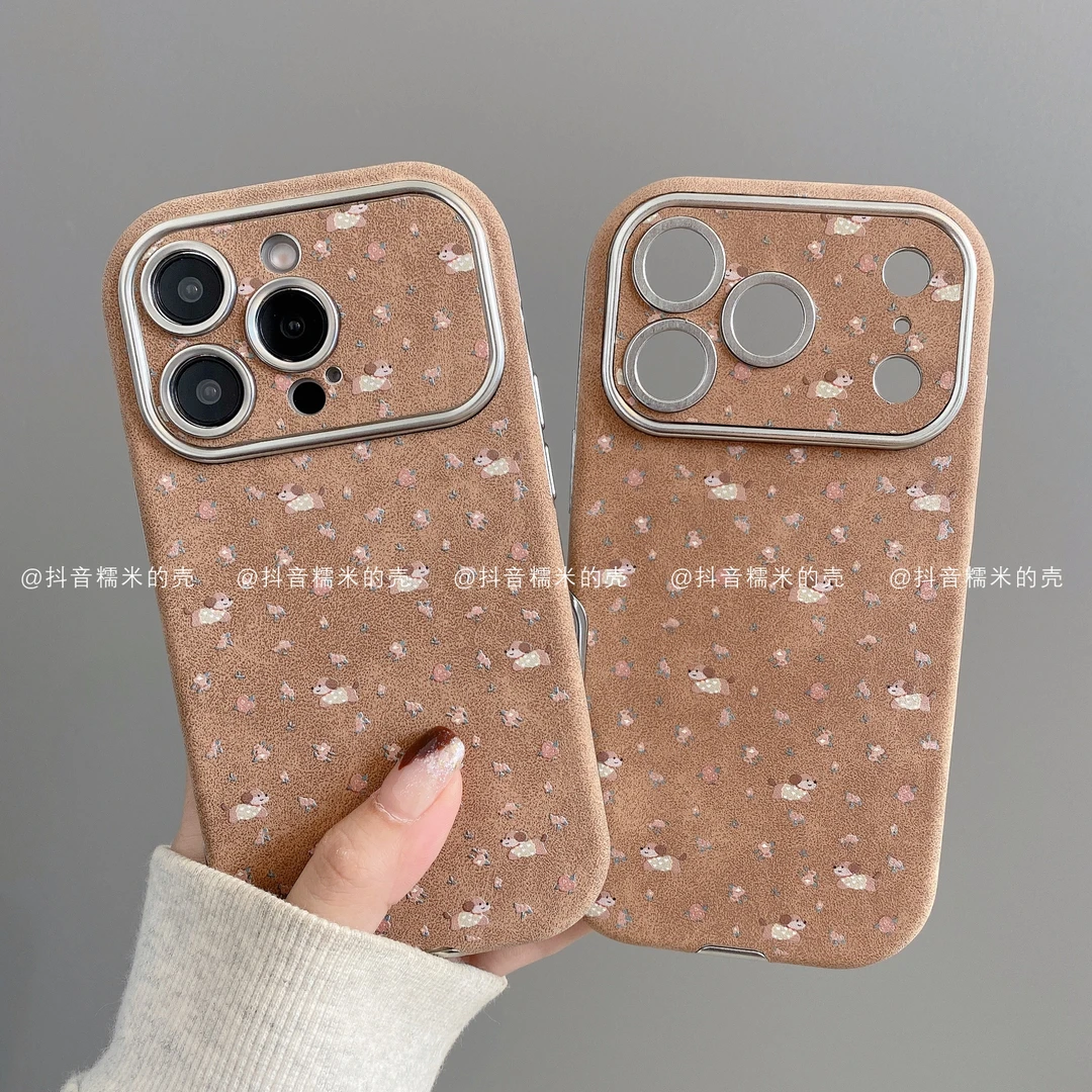 贴皮大视窗适用iphone17promax苹果16手机壳15/14/13/12/11潮小狗