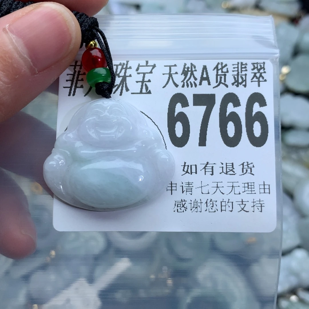 翡翠颈饰未镶嵌6766。