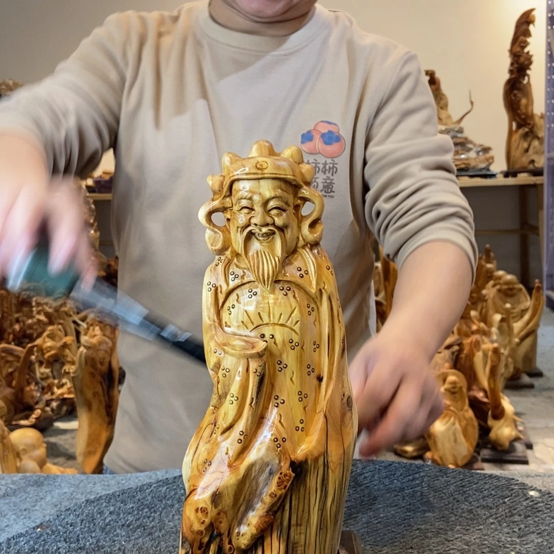 柏木（崖柏）太行崖柏根雕摆件