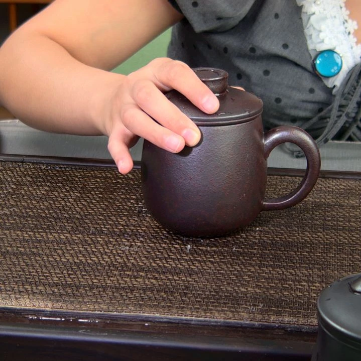 茶杯紫砂高货放漏