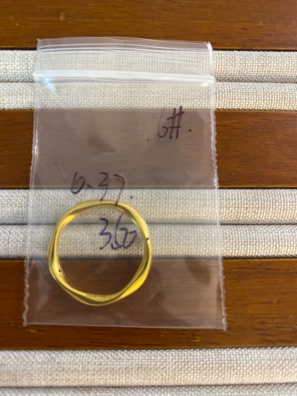 克重0.37 16号 莫比戒指 足金999