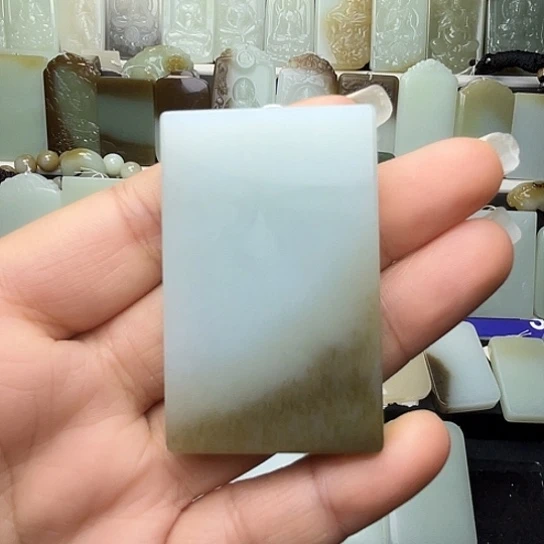 颈饰未镶嵌和田玉看****&