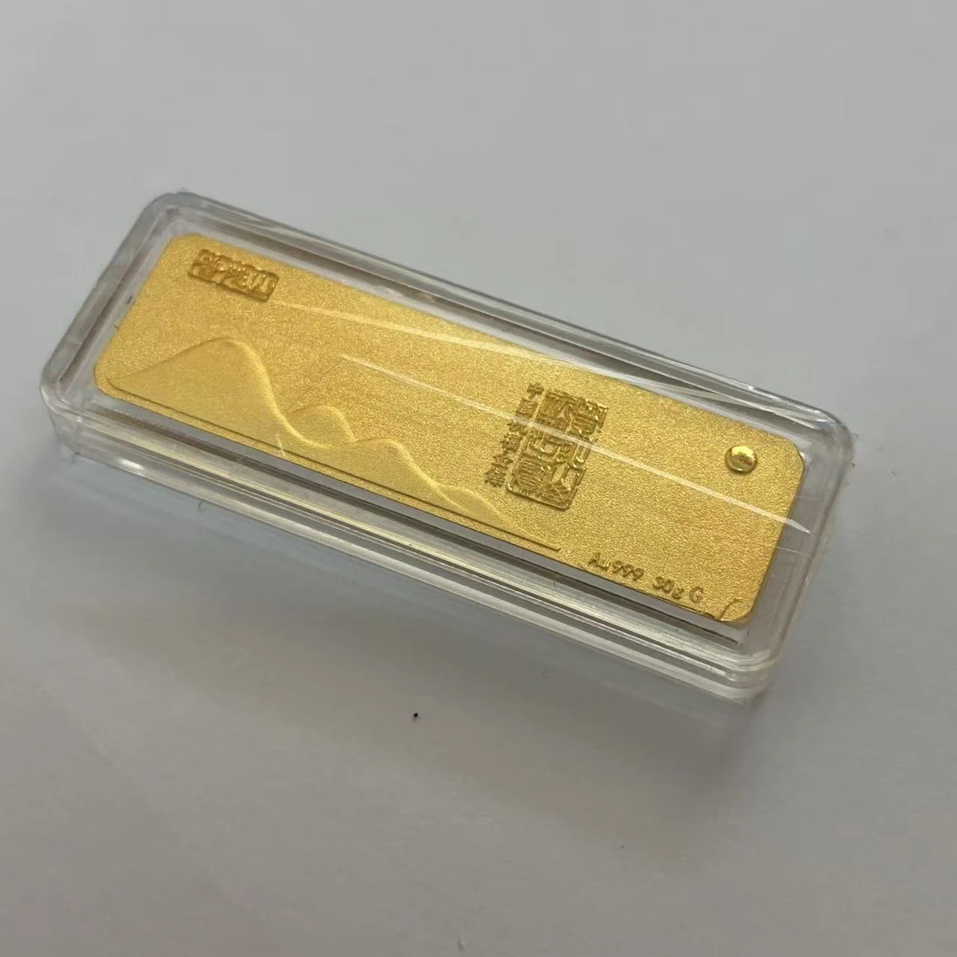 CAIBAI JEWELRY/菜百首饰CPED饰品金条福寿金条足金999