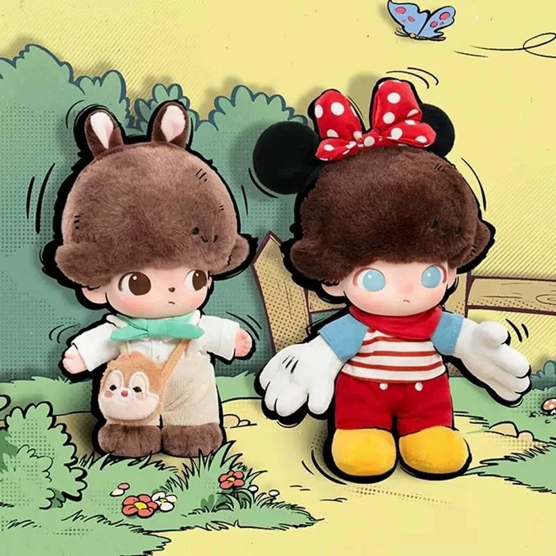 【直播间代拆】DIMOO WORLD联名系列搪胶毛绒钥匙圈迪士尼盲盒挂件