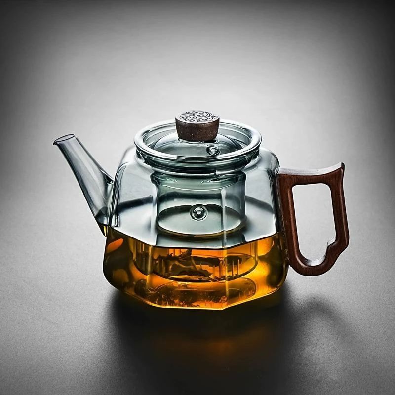 玻璃茶壶耐高温家用电陶炉煮茶壶烧水壶花茶壶红茶泡茶器茶具