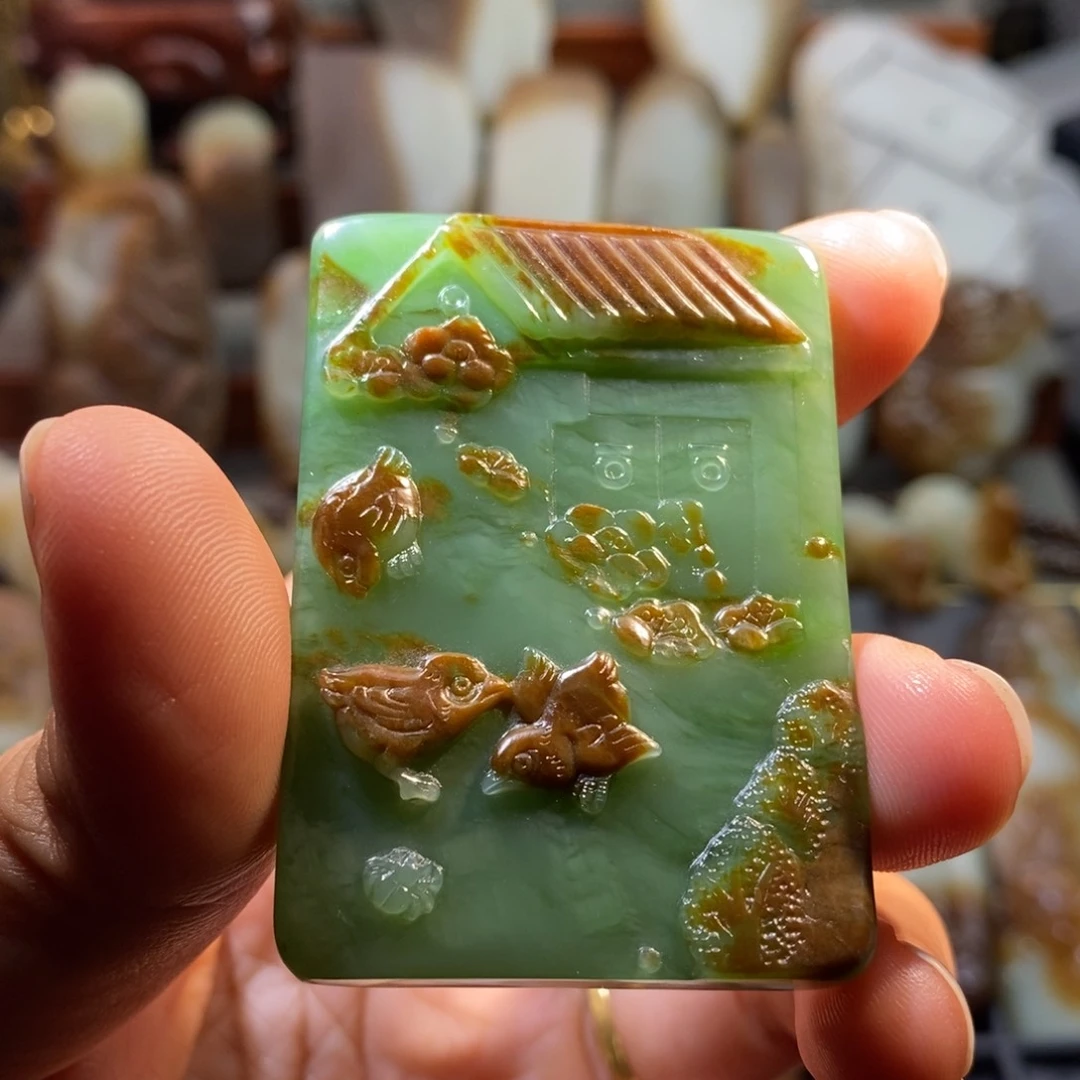 定制和田玉连升三级