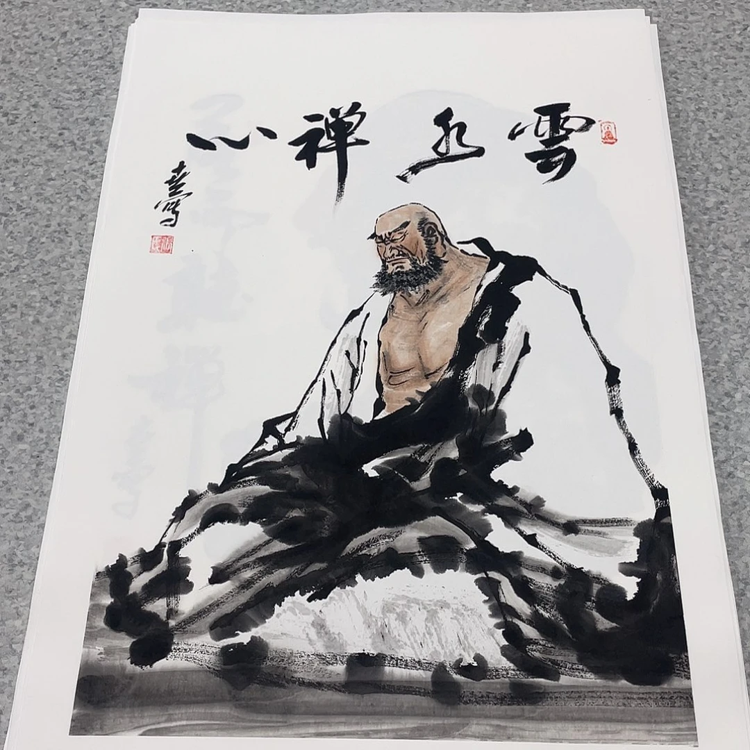 国画1.4平尺国画作品