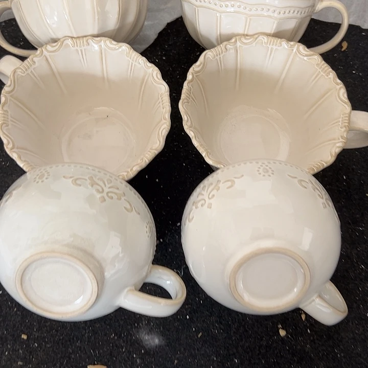 瓷片全场瑕疵商品6个杯子
