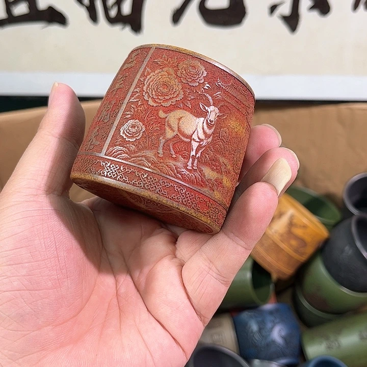 茶杯紫砂全手工紫砂主人杯