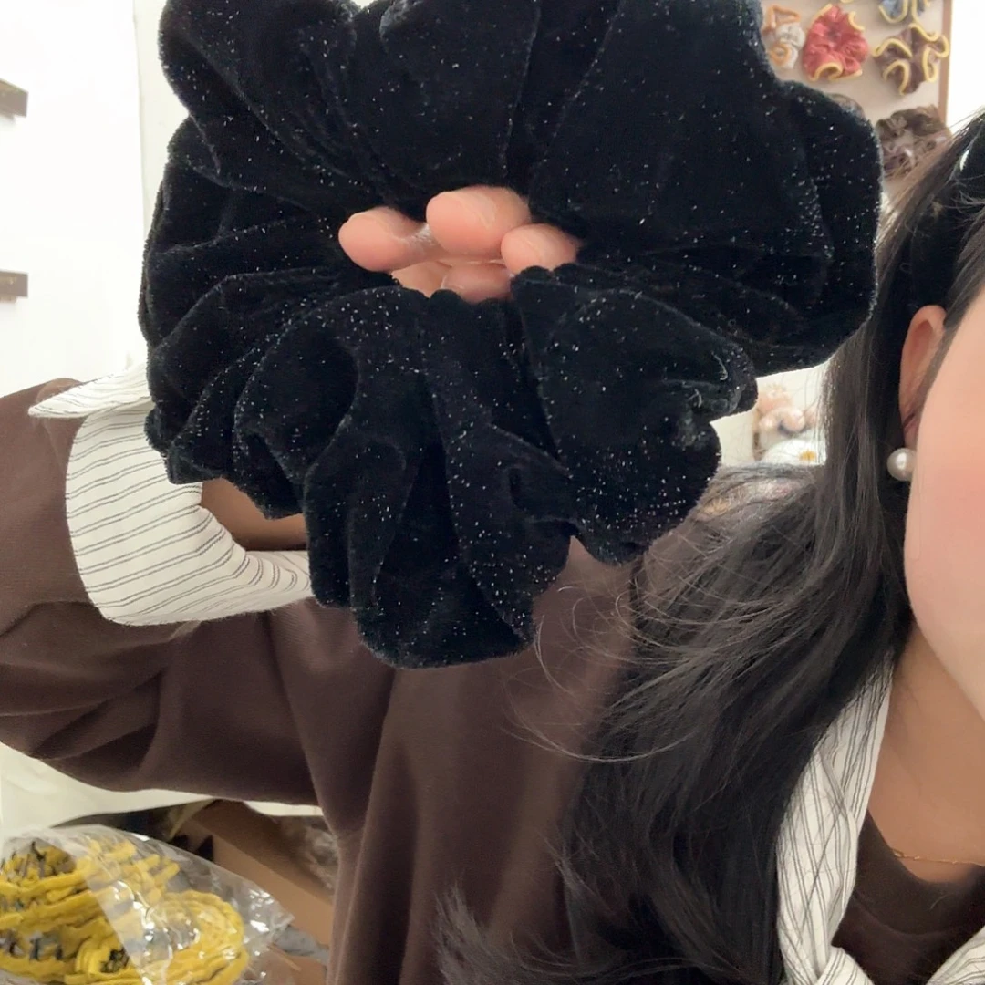 布艺铁合金黑丝绒满天星