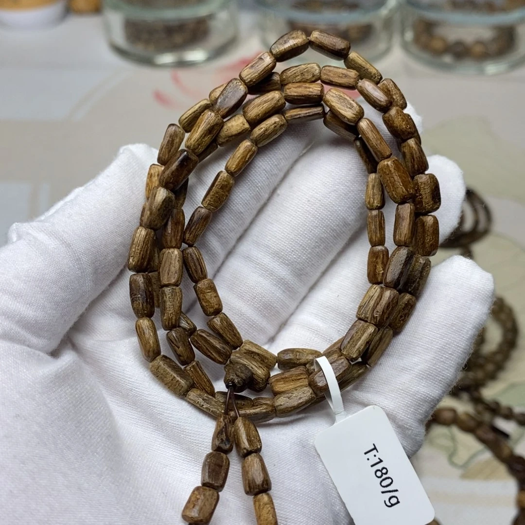 手串沉香文莱不沉水随形 6.7克