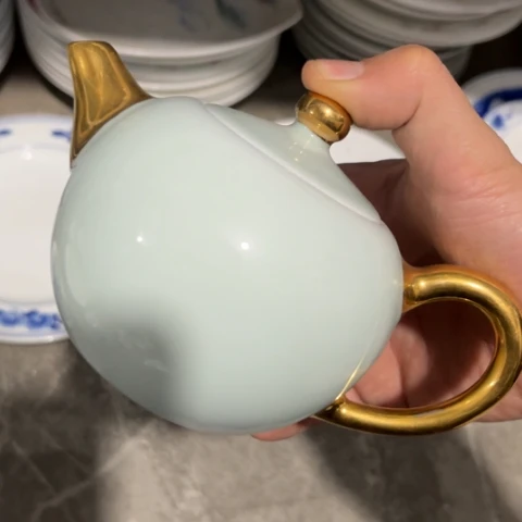 瓷其他手工壶一个