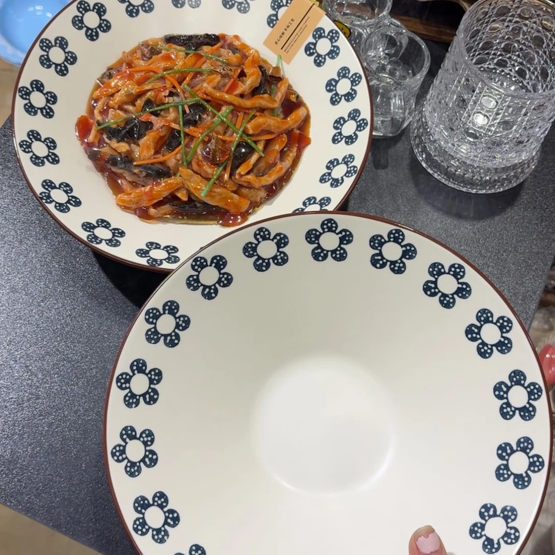瓷9寸两个深盘两个