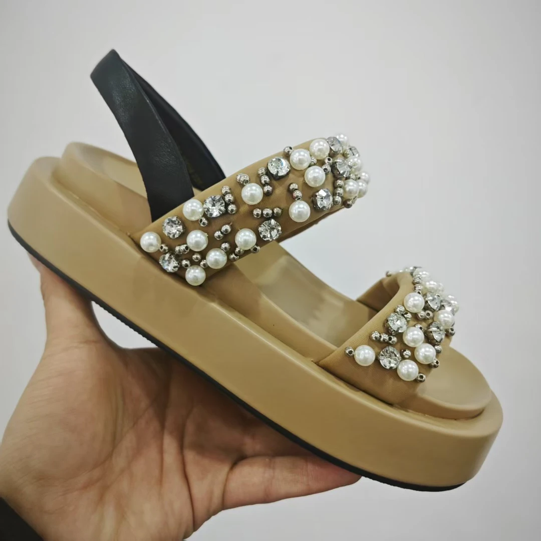 【波波小佛爷】 A127  (混合材质)  时尚 休闲凉鞋 ~