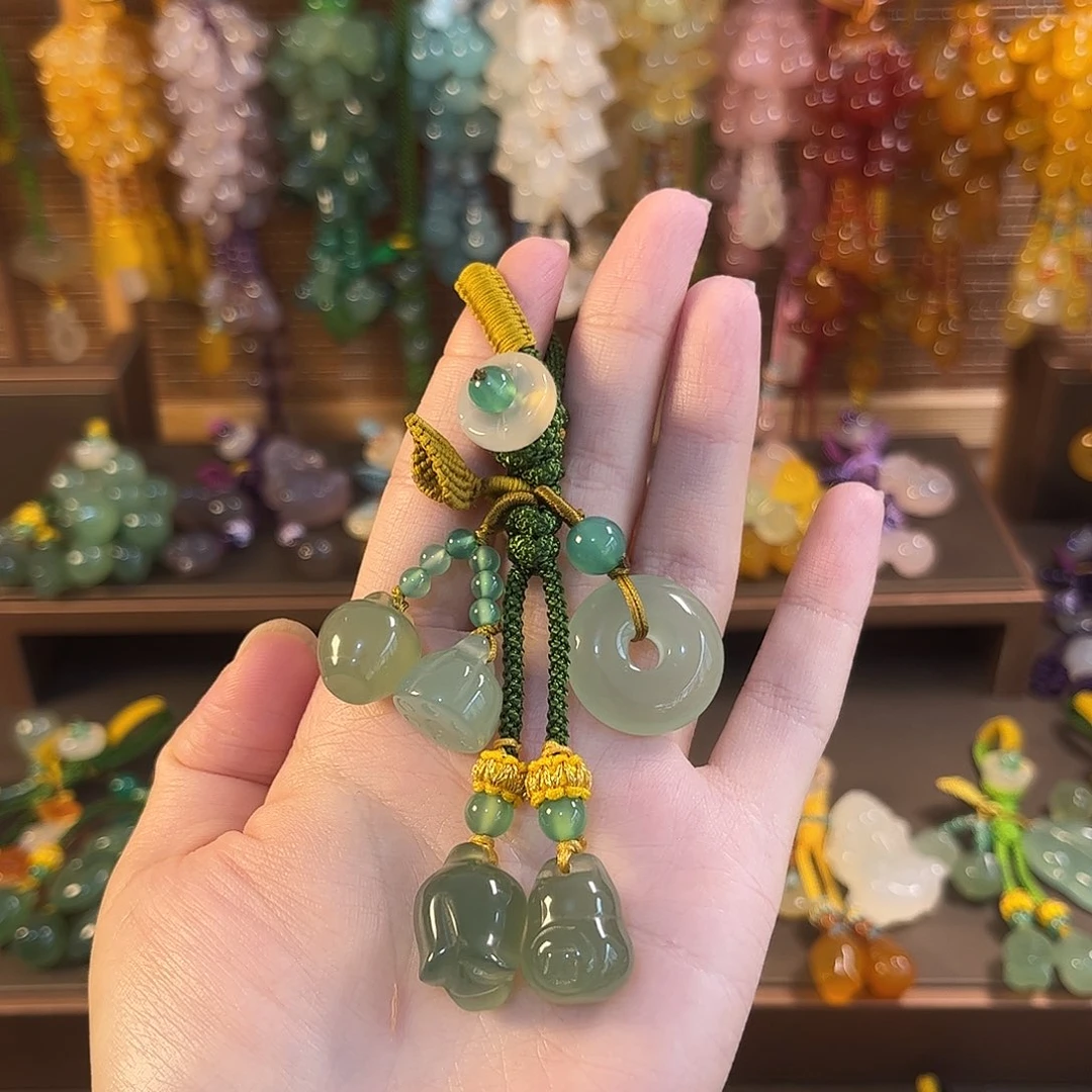 玛瑙/玉髓未镶嵌车挂