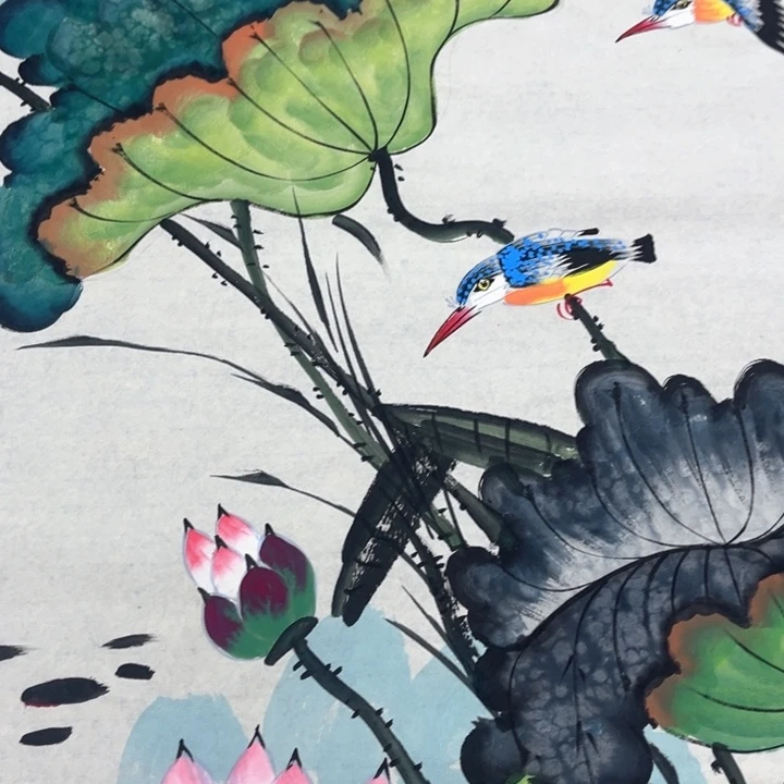 国画我的心好痛啊我的心真的好痛