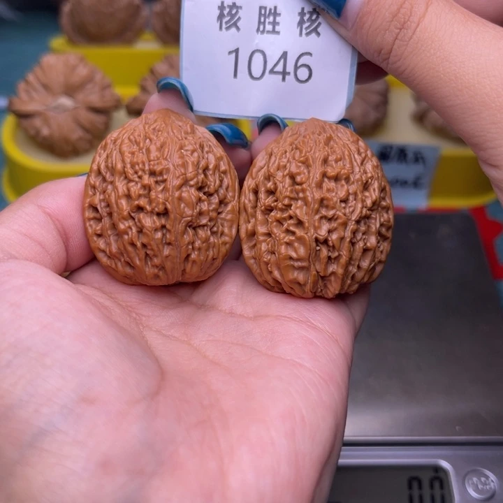 把件文玩核桃大蒜头34.1046
