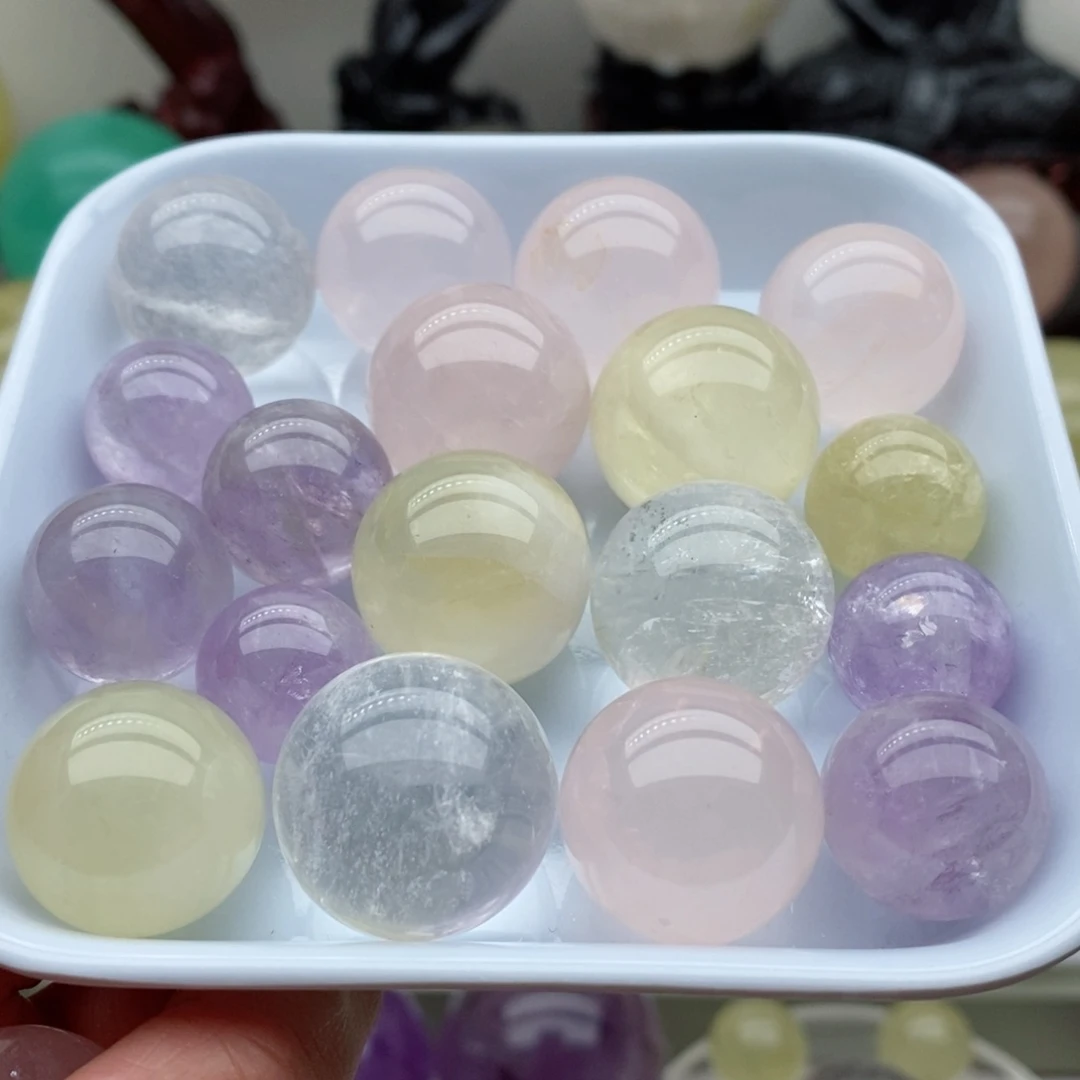 黄晶珠宝半成品未镶嵌小***菜5